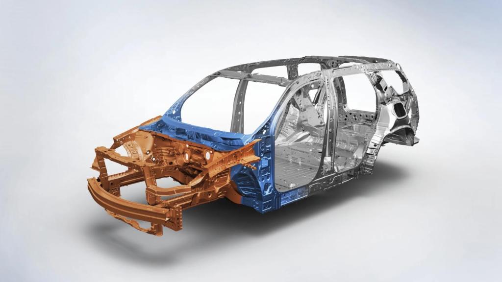 Estructura del próximo Honda Pilot con el nuevo chasis
