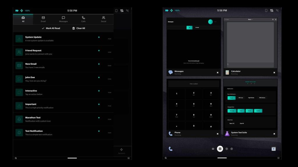 Capturas de MarathonOS