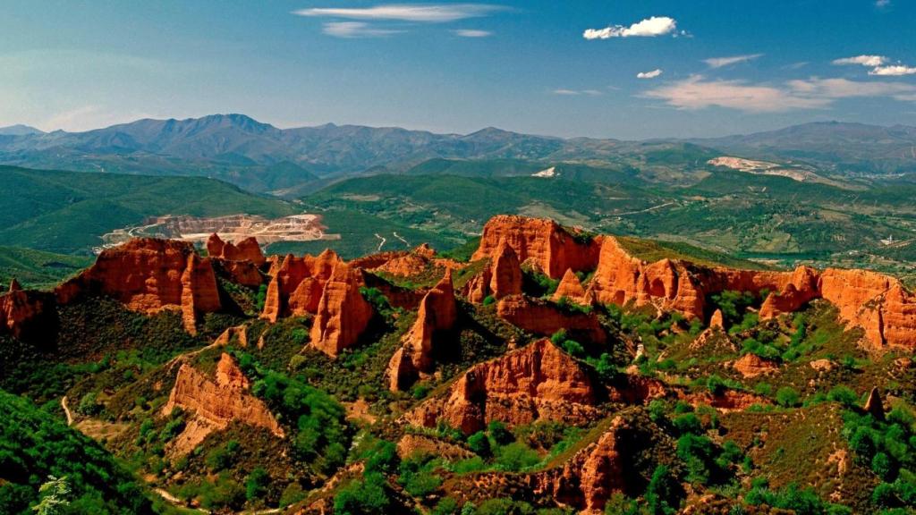 Las Médulas (León), Patrimonio de la Humanidad desde 1997.