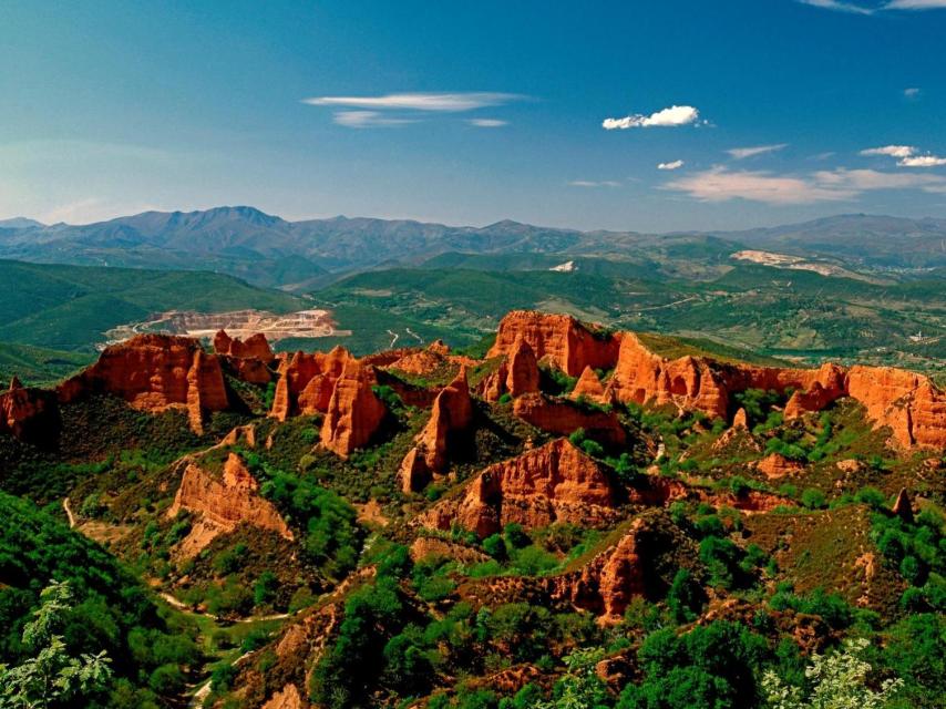 Las Médulas (León), Patrimonio de la Humanidad desde 1997.