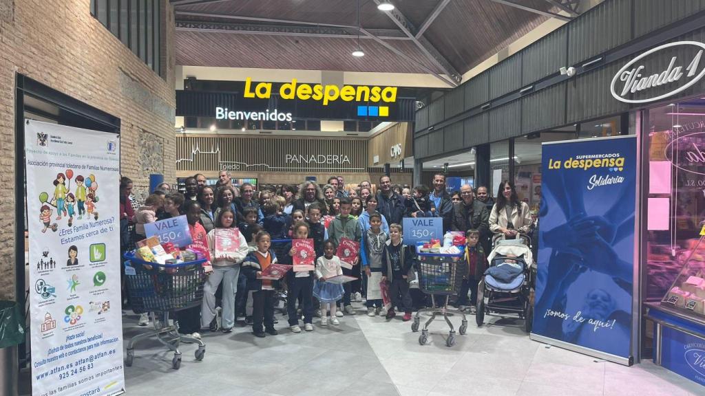 La Despensa junto con la Asociación de Familias Numerosas Castilla-La Mancha.