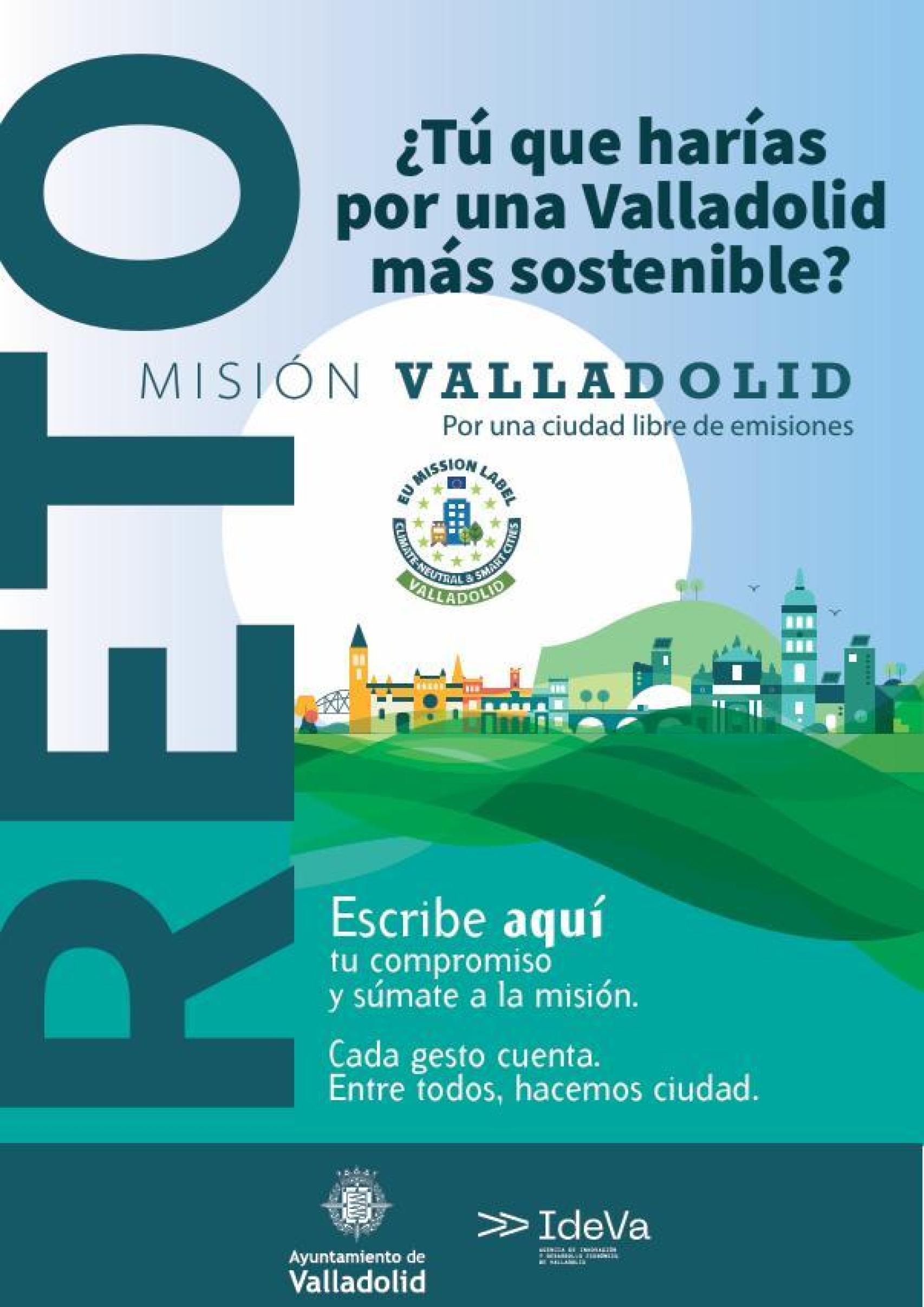Imagen del cartel del 'Reto Misión Valladolid'