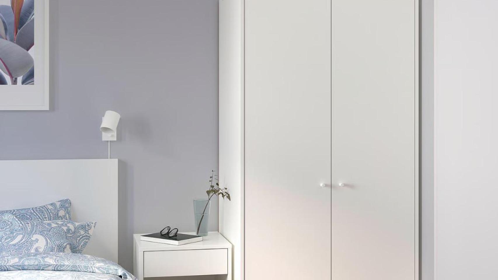 Este es el armario Ikea de 2 puertas barato y que está salvando a los dormitorios pequeños