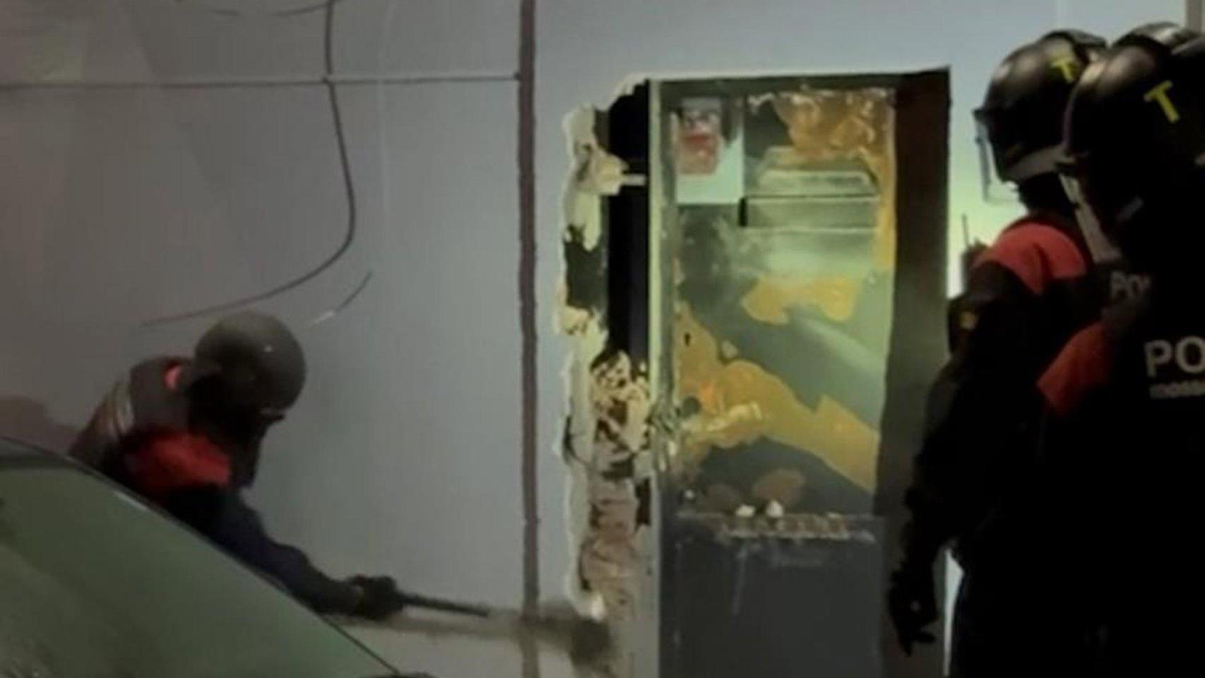 Imagen de la operación policial.