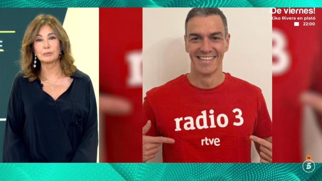Ana Rosa Quintana comenta la visita de Pedro Sánchez a Radio 3.