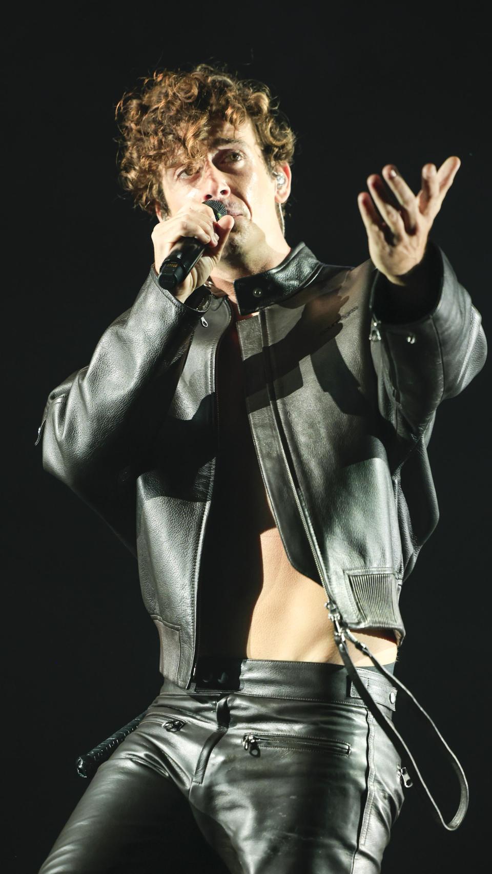 El artista, en uno de sus conciertos, en 2023, en Madrid.