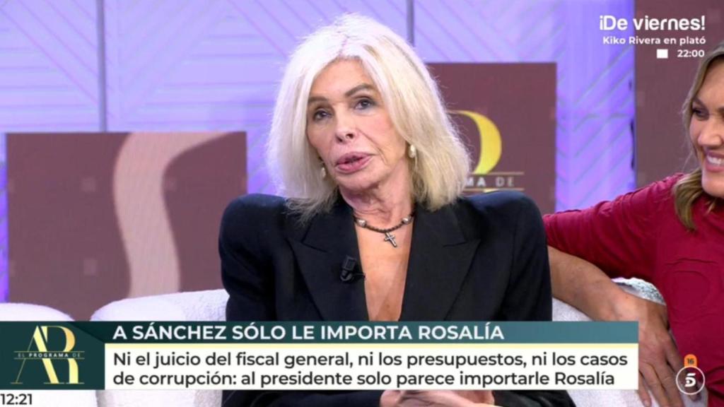 Bibiana Fernández, colaboradora de 'El programa de Ana Rosa'.