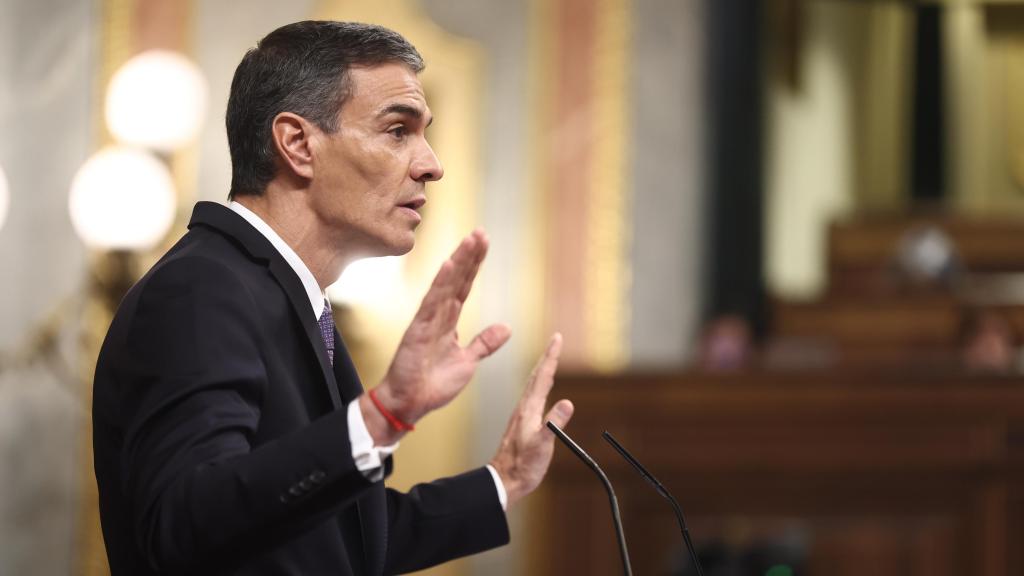 Pedro Sánchez en el Congreso de los Diputados, este miércoles 12 de noviembre.