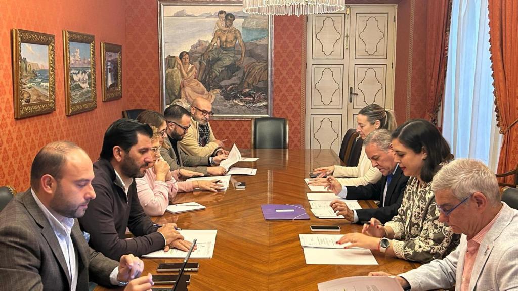 Comisión de Hacienda celebrada esta mañana en Alicante.