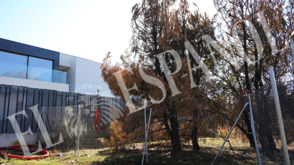 Thibaut Courtois lleva meses construyendo una casa en la localidad madrileña de Boadilla del Monte.