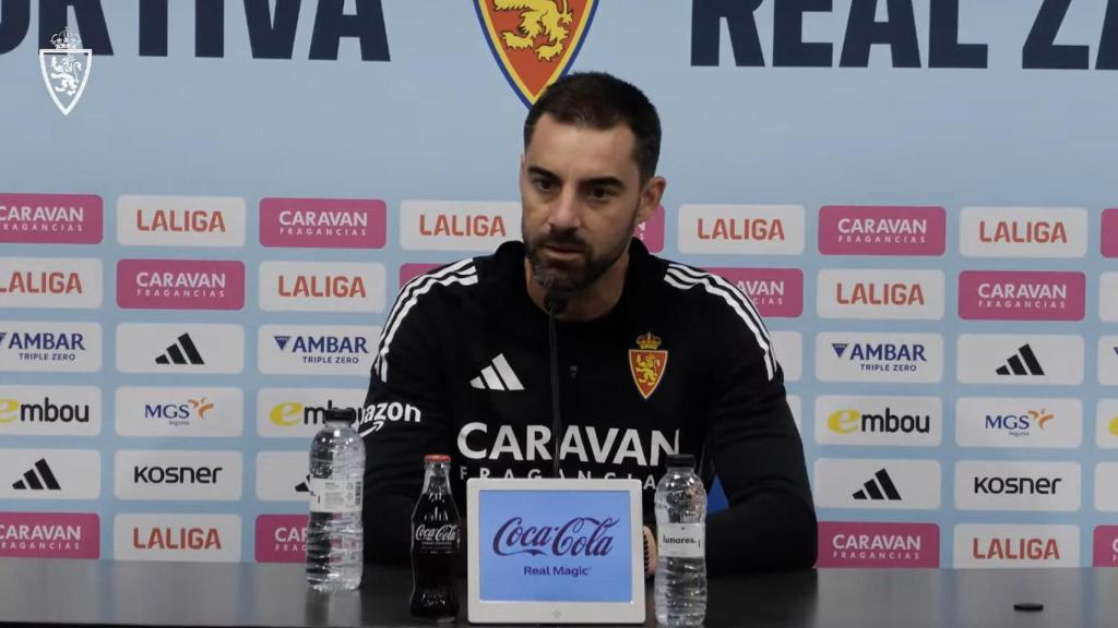 Rubén Sellés, entrenador del Real Zaragoza.
