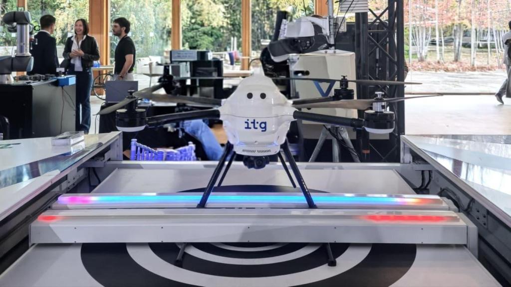 El dron autónomo desarrollado en ITG que ya se usa para la prevención de incendios.