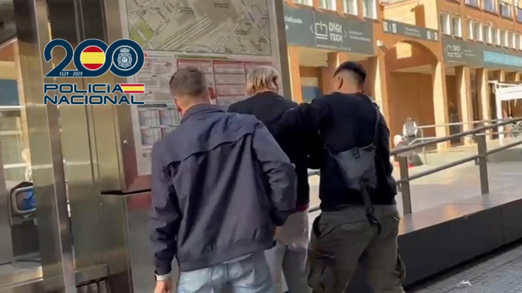 Una imagen de la detención.