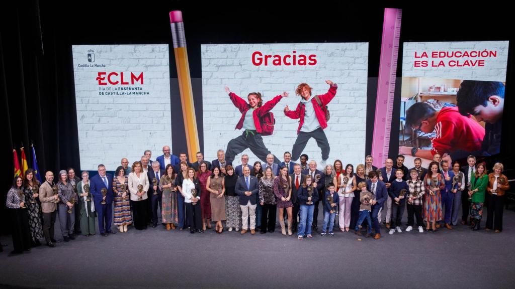 Acto por el Día de la Enseñanza. Foto: JCCM.