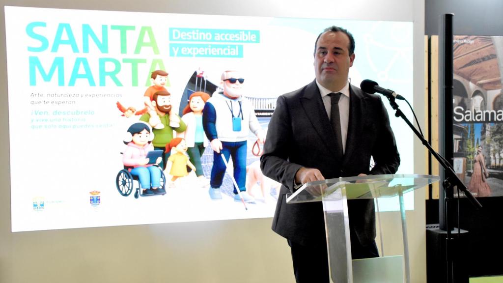 El alcalde de Santa Marta de Tormes, David Mingo