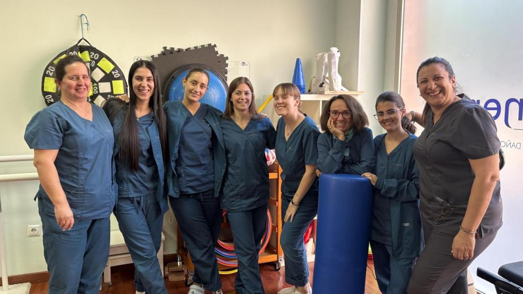 Parte del equipo de Clínica UNER.