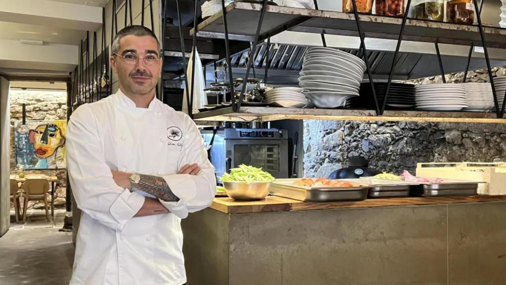 Adrián Felípez en el restaurante Miga.