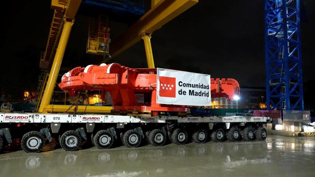 La tuneladora Mayrit.