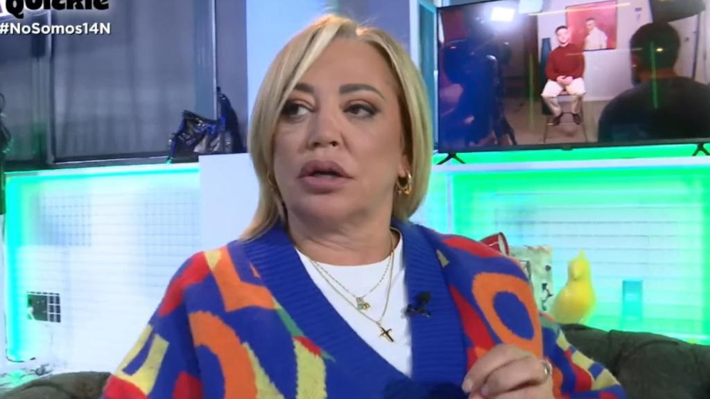 Belén Esteban, en su último 'No somos nadie' antes de empezar a grabar 'Top Chef'.