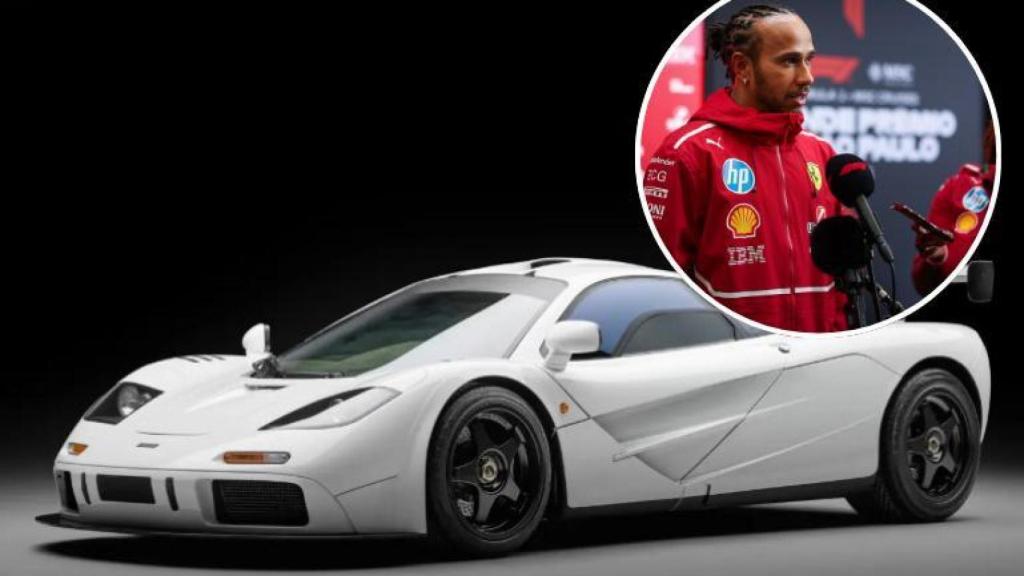 Un McLaren F1 firmado por Lewis Hamilton se subasta por un cifra millonaria