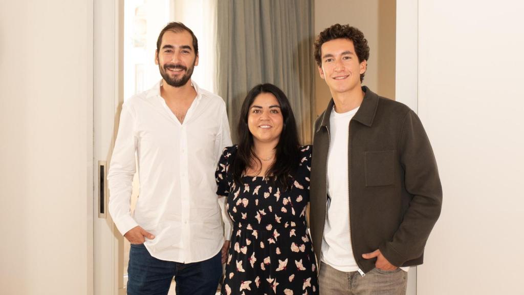 Louis, Adriana y Raphael.