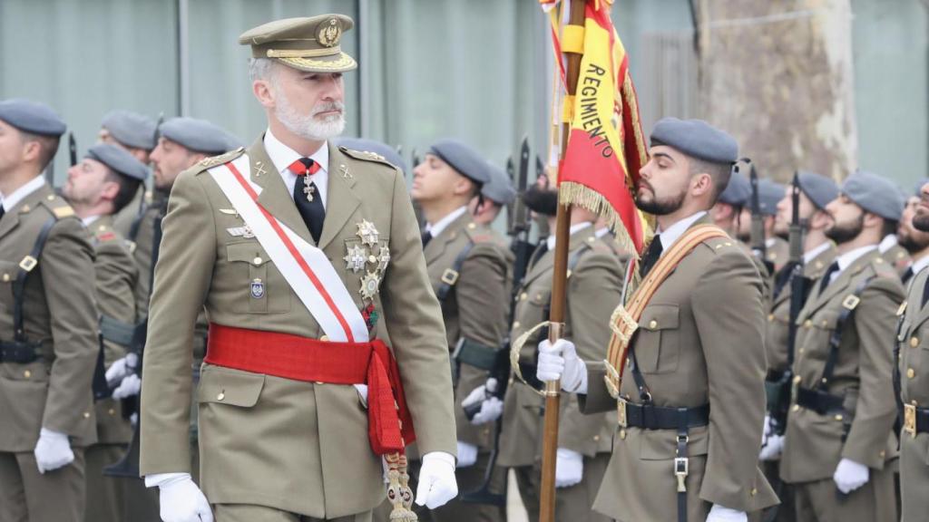 Felipe VI en la Academia de Caballería del Ejército en Valladolid.