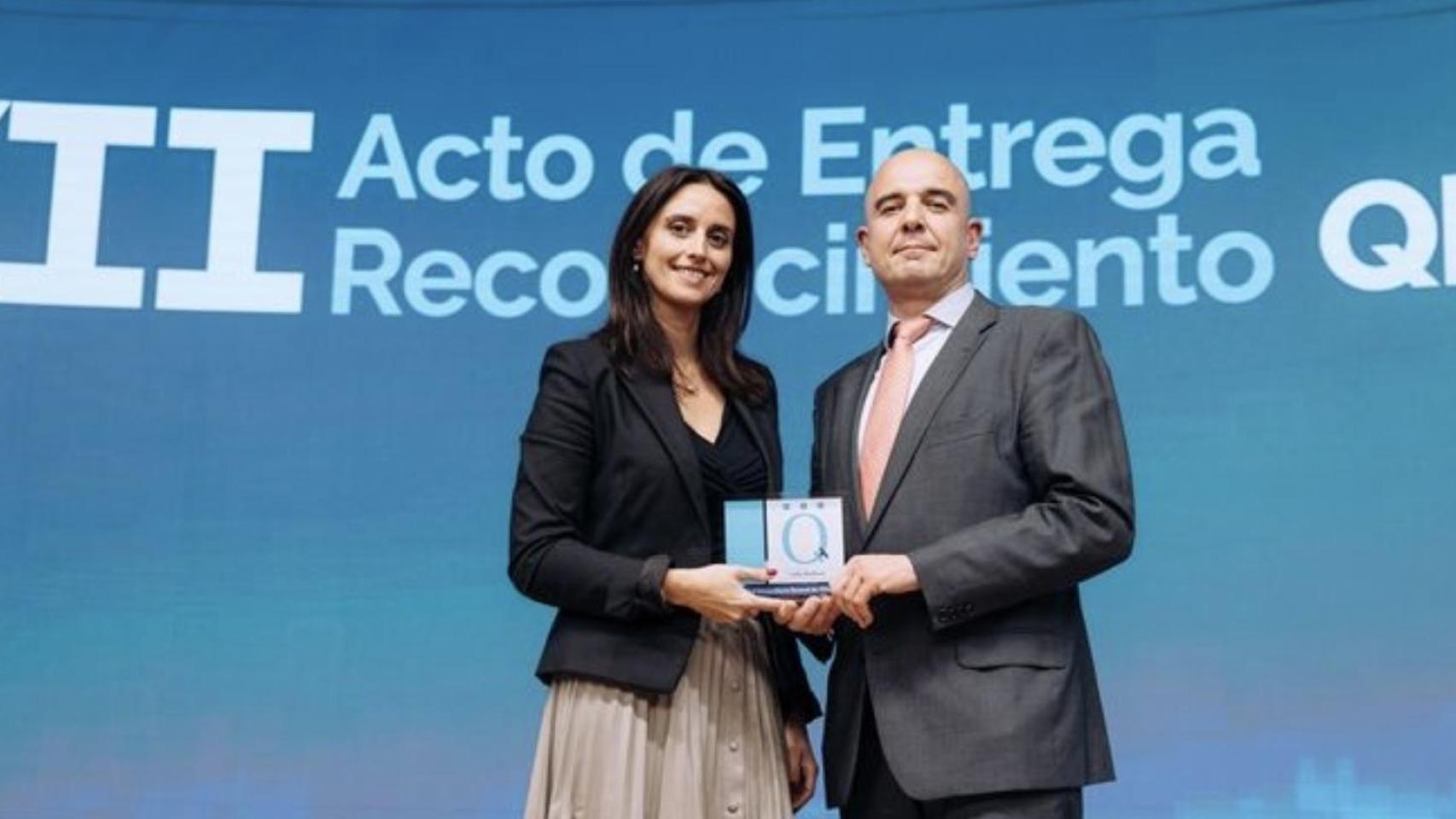 Marta del Olmo y el doctor Maestre.