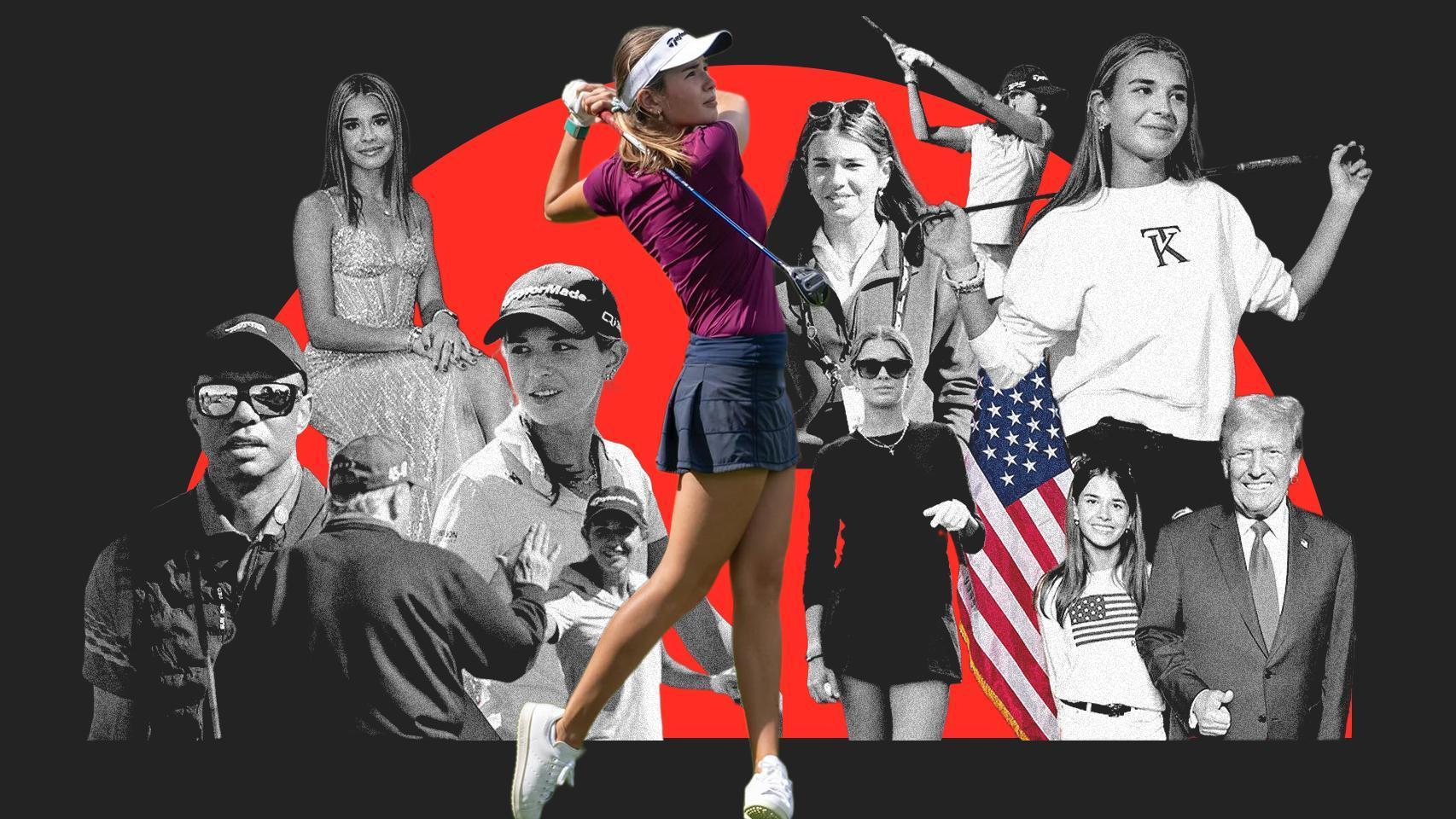 Kai Trump, en un fotomontaje