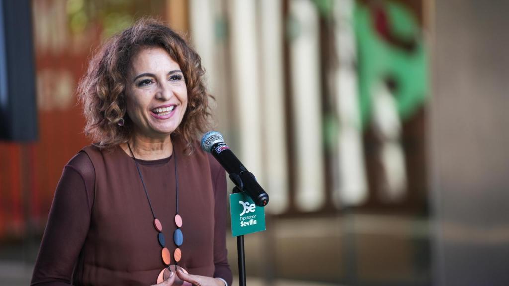 María Jesús Montero, vicepresidenta primera del Gobierno, este viernes en Sevilla.