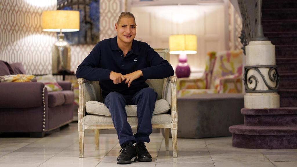 Roque previo a la entrevista.