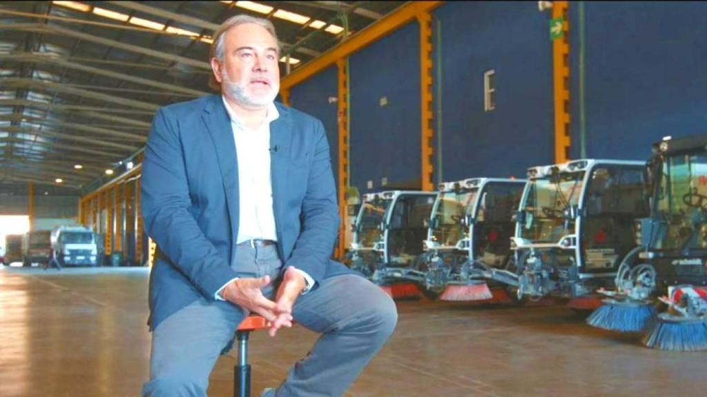 Ricardo Martínez, en las instalaciones de SAV. EE