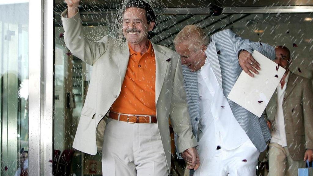 Primer matrimonio homosexual de España.