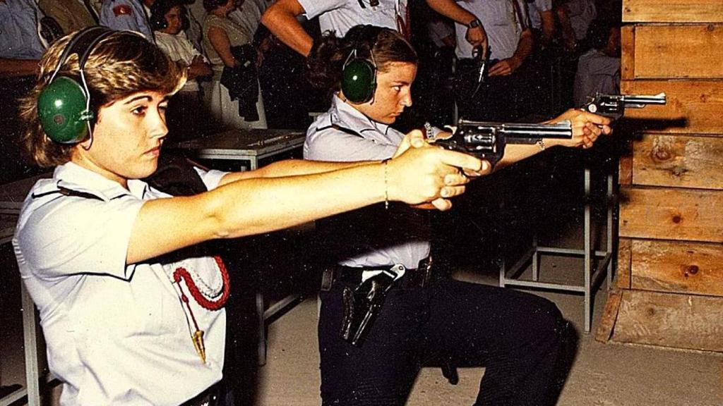 Las primeras mujeres policía del Ayuntamiento de Madrid.