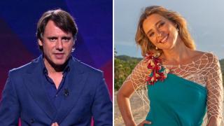 Ion Aramendi y Sandra Barneda en un montaje hecho por BLUPER.