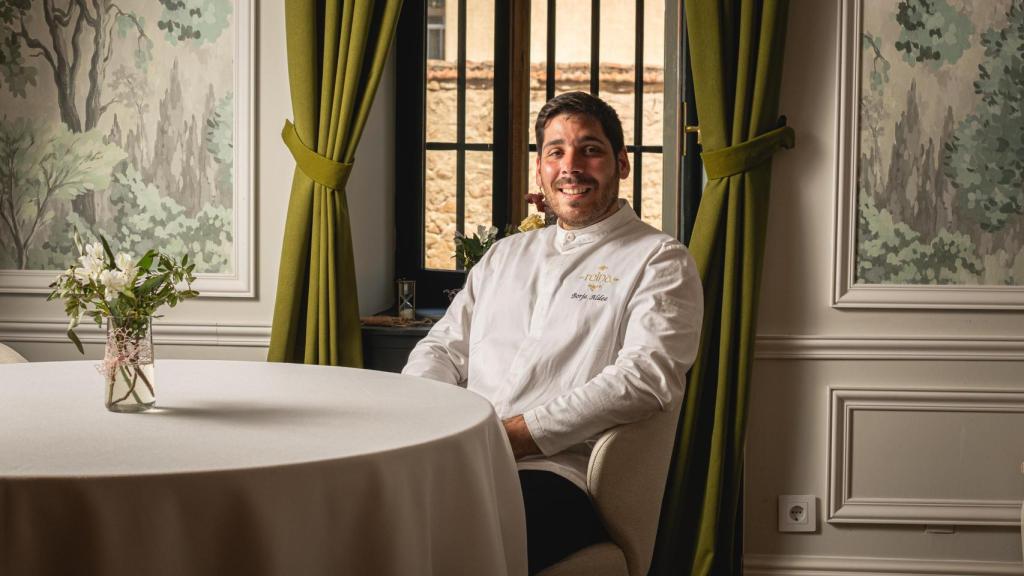 Borja Aldea, chef del restaurante Reina XIV.