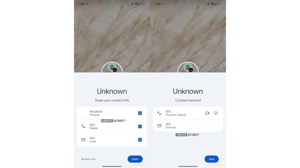 Nueva función de Android para compartir contactos
