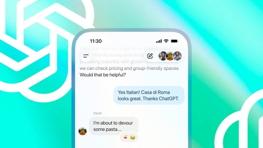 Fotomontaje inspirado en ChatGPT