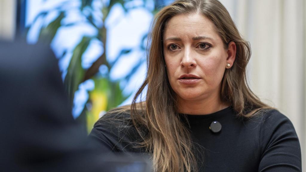 Ester Muñoz, en su despacho de Congreso, durante su entrevista con EL ESPAÑOL.