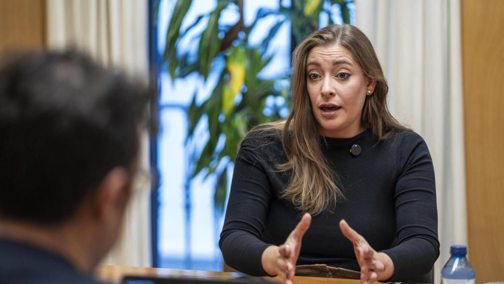 La portavoz del PP en el Congreso, Ester Muñoz, entrevistada por EL ESPAÑOL.