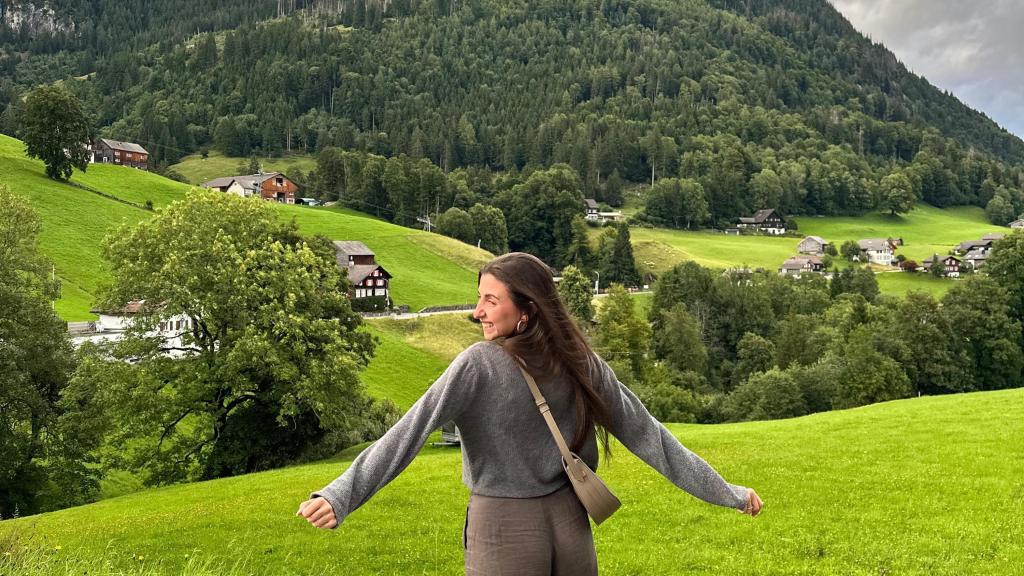 Noemí López en Wildhaus, Suiza.