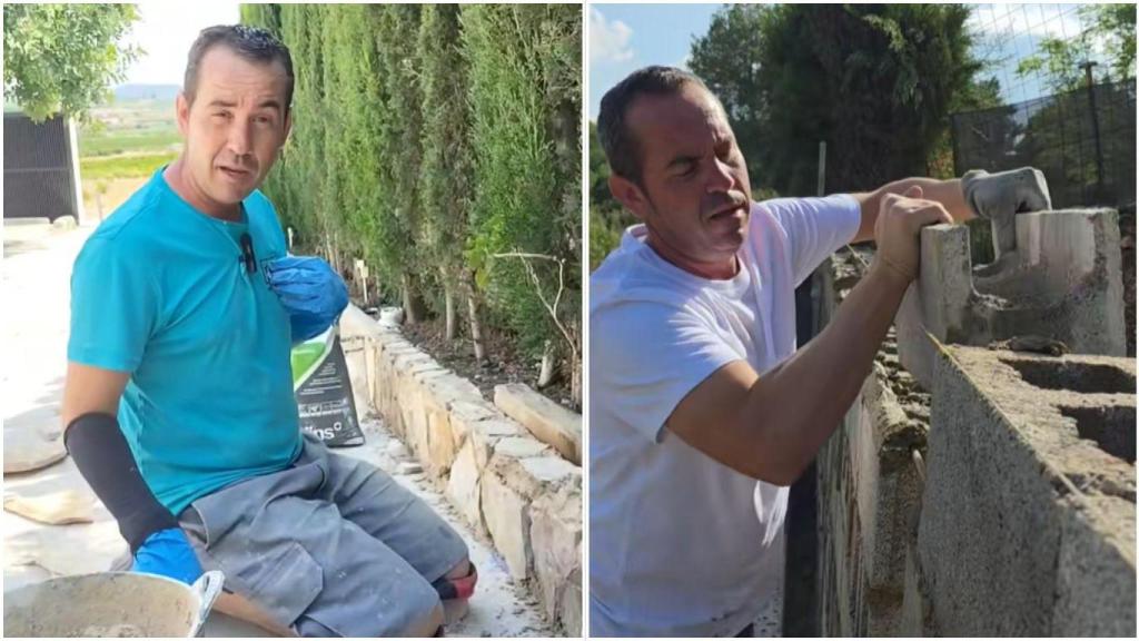 Javier, albañil valenciano.