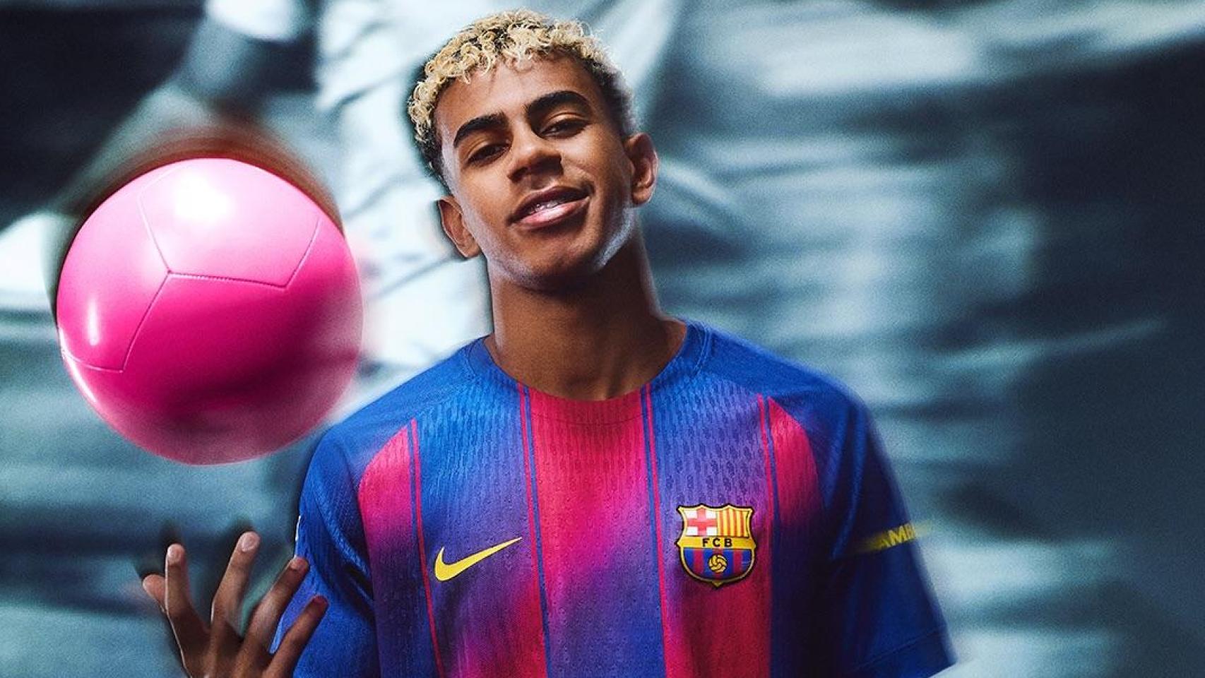 Lamine Yamal, el joven prodigio del Barcelona, apenas adolescente, ya convertido en símbolo de una nueva era.