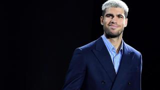 Carlos Alcaraz, tras recibir el premio del número 1 de la ATP 2025