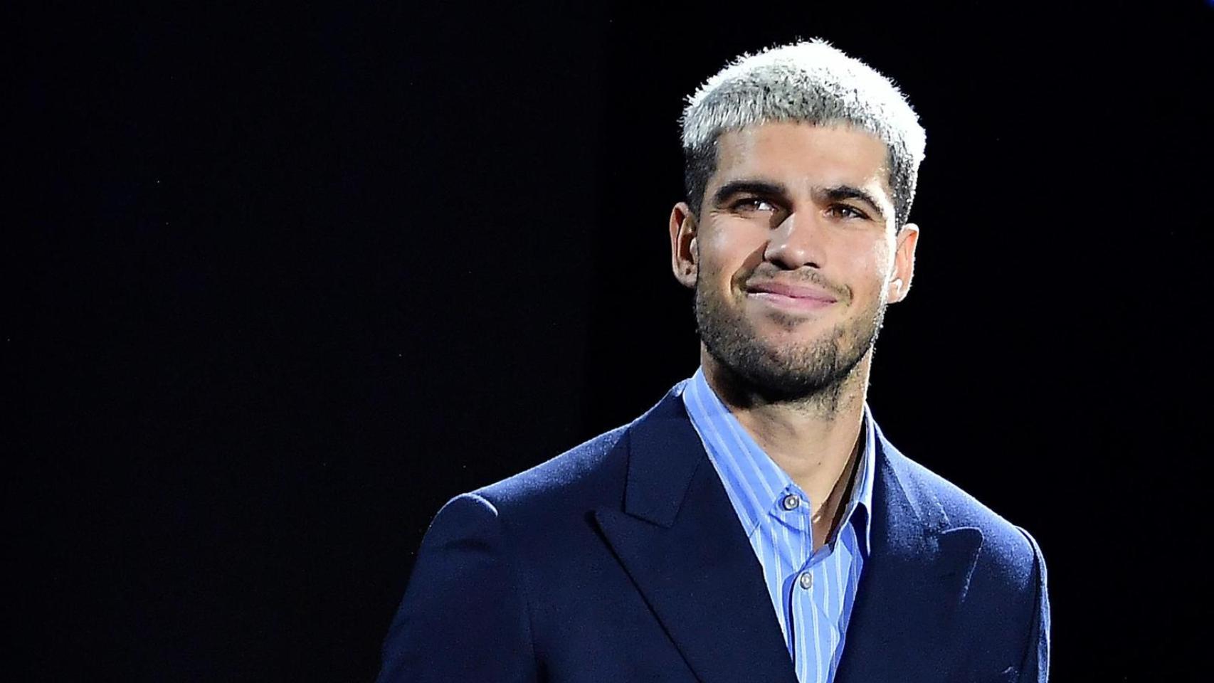 Carlos Alcaraz, tras recibir el premio del número 1 de la ATP 2025