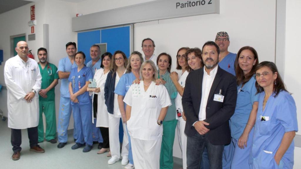 Equipo de atención al parto del Hospital de Ciudad Real. Foto: JCCM.