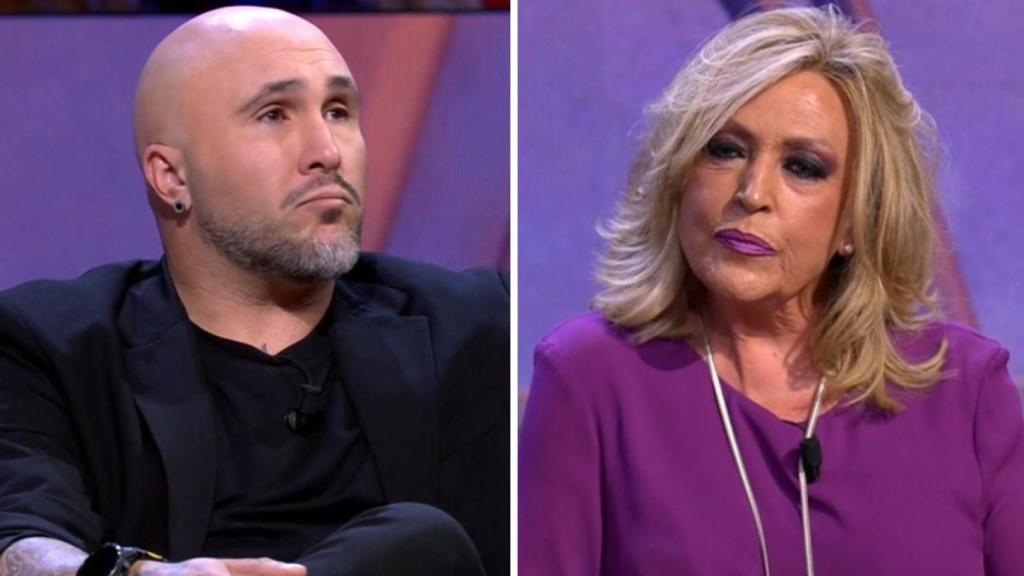 Kiko Rivera y Lydia Lozano, en un fotomontaje de BLUPER.