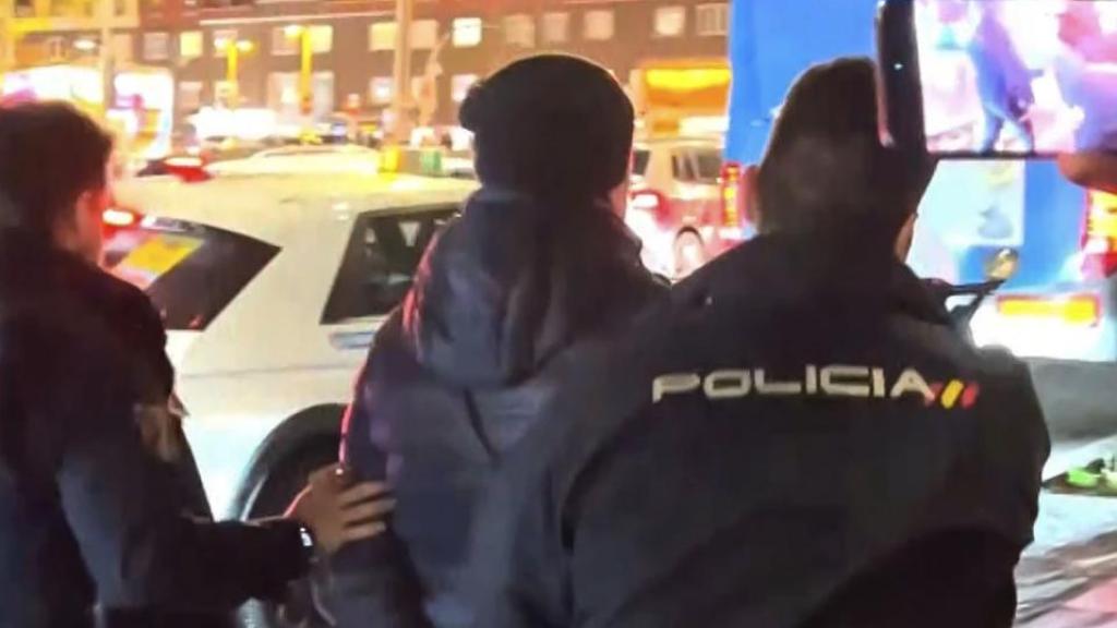 Luis Rubén Rubiales, tras ser detenido por tirarle huevos a su sobrino