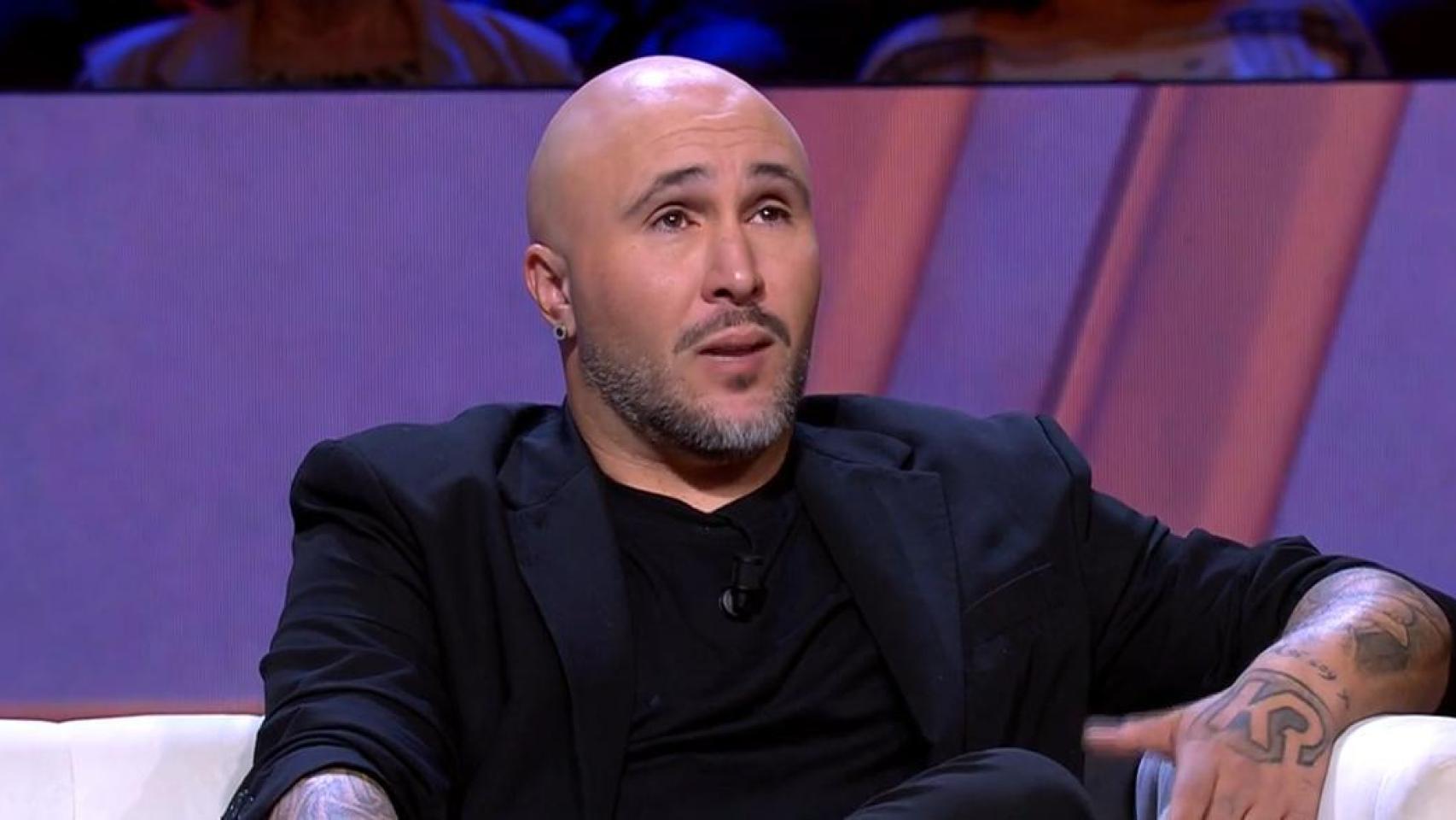 Kiko Rivera, en el plató del programa ¡De viernes!, en Telecinco.