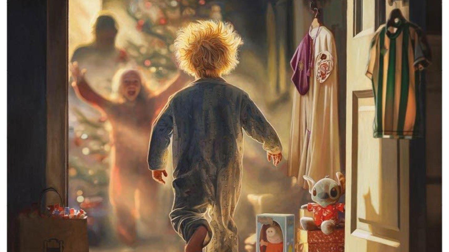 El cartel anunciador.