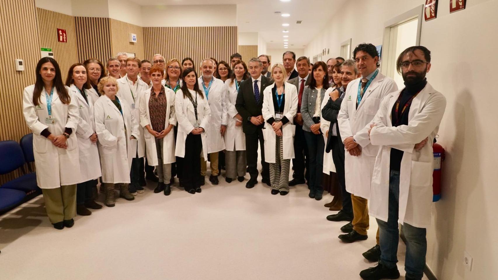 Inauguración este sábado de la nueva unidad de investigación biomédica del Hospital Regional de Málaga.